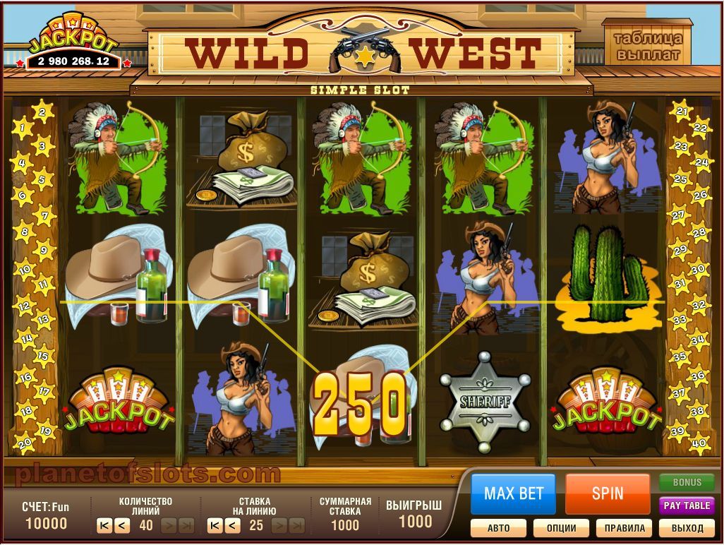 Игровые автоматы Wild West Arcade казино - правила и описание